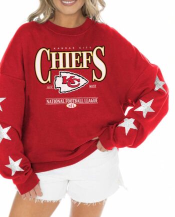 Kansas City Chiefs Gameday Couture Nfl Women's Rhinestone Star Red