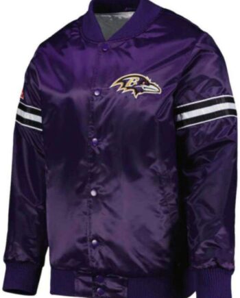 NFL Baltimore Ravens Pick & Roll Satin Jacket