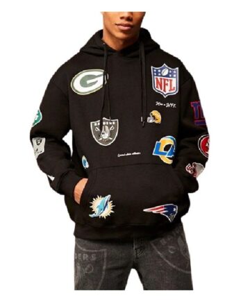 Nfl Oversized Multi Team Badge Hoodie.