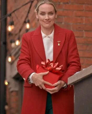 Rachel Skarsten The Christmas Charade 2024 Coat