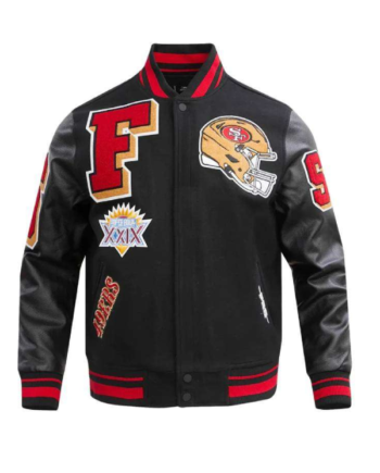 San Francisco 49ers Mashup Rib Wool Nfl Jacket