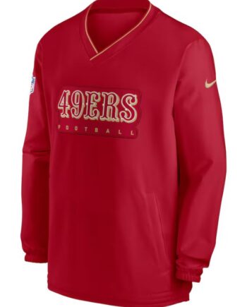 San Francisco 49ers Nike Sideline Nfl Wind Shirt.