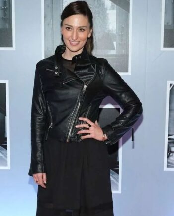 Sara Bareilles Tooth Mid-Concert Black Jacket