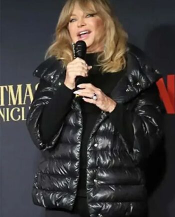 The Christmas Chronicles 2 Goldie Hawn Black Puffer Jacket