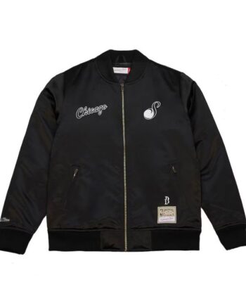 Unisex Chicago Bulls Capsule Collection Glitch Bomber Jacket